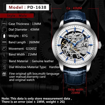 Pagani Design PD-1638 Automatik Uhr Herren