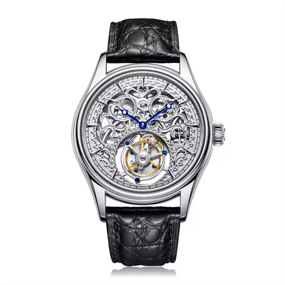 ENLOONG Skeleton Infinite Real Flying Tourbillon Mechanical Watch ELT2101