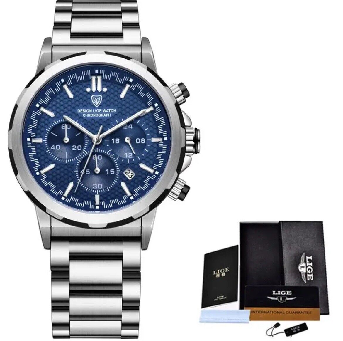 Lige Quarzuhr mit Chronograph LG89101C