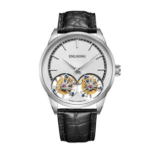 ENLOONG Double Tourbillon Watches with 21 Jewels Self Winding EL-DT01