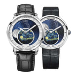 Agelocer Moon Phase Mechanical Movement Automatic Watch Couple Pair Watches - Michas.Zeithaus