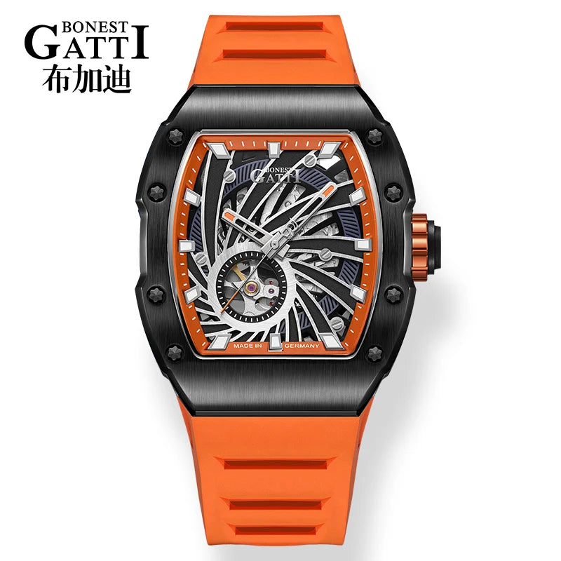 BONEST GATTI 9902 Luminous Luxury Automatic Mechanical Watch - Michas.Zeithaus