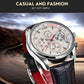 Pagani Design 3306 Luxury Leather Strap Multifunction Quartz Watch+ Chronograph - Michas.Zeithaus