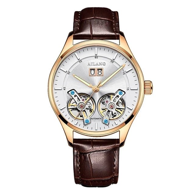 Ailang 8825 Automatic Mechanical Watch Luminous hands + Calendar - Michas.Zeithaus