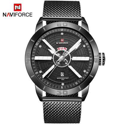 A Deal Naviforce 9155 Casual Quartz Watch For Men - Michas.Zeithaus