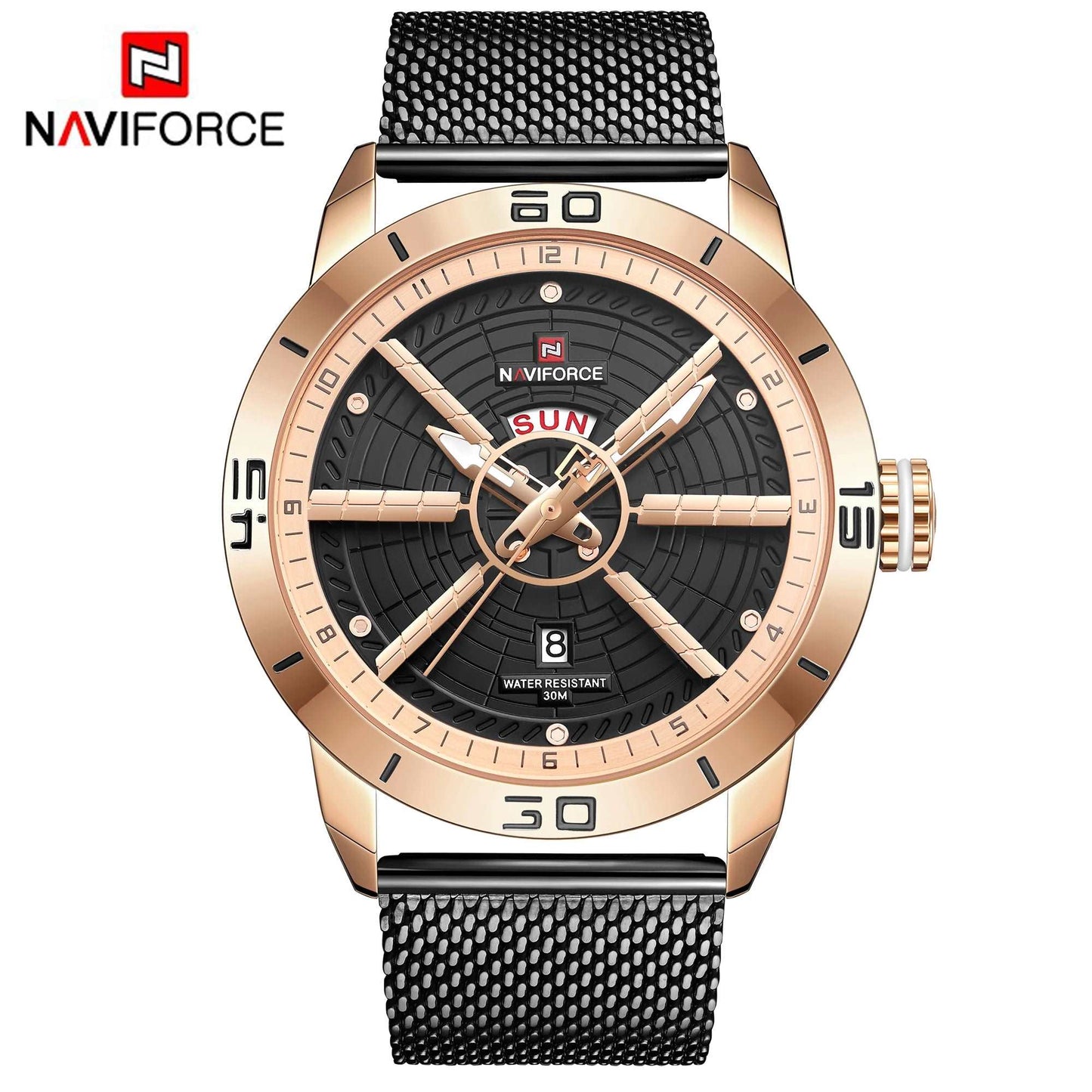 A Deal Naviforce 9155 Casual Quartz Watch For Men - Michas.Zeithaus