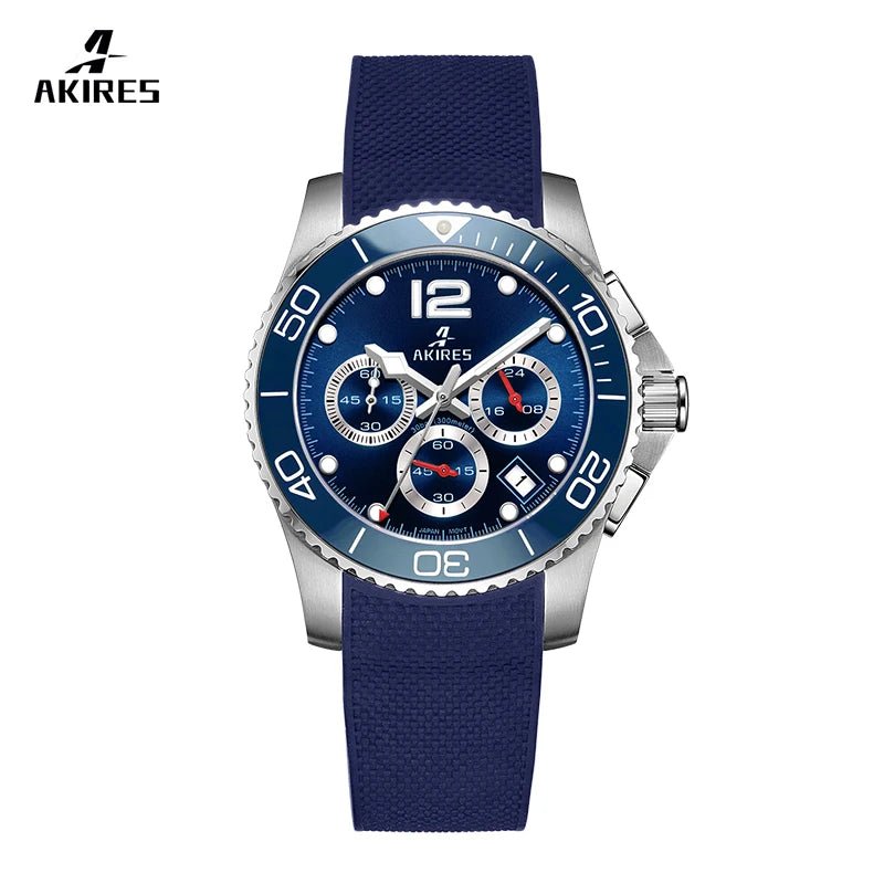 Akires GQ4019 Quartz Watch with Chronograph & date - Michas.Zeithaus