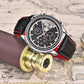 Pagani Design 3306 Luxury Leather Strap Multifunction Quartz Watch+ Chronograph - Michas.Zeithaus