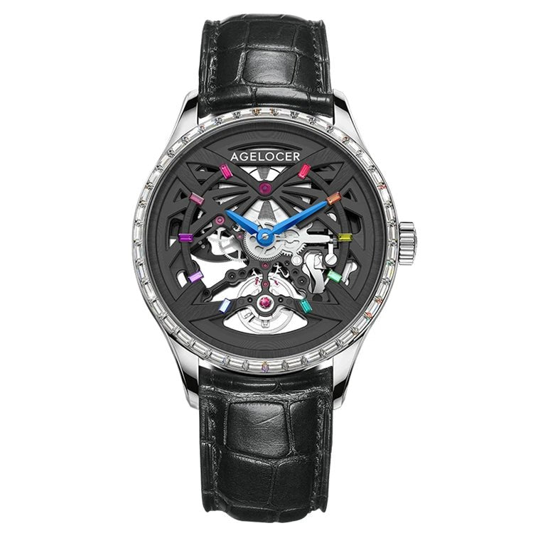 Agelocer Popular Men Automatic Watch Mechanical Movement Skeleton version - Michas.Zeithaus