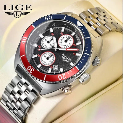 ****Lige 8988 Quarzuhr zum Sonderpreis mit Chronograph Datum*** - Michas.Zeithaus