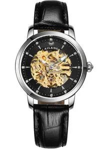 AILANG 6813 Luxury Women Automatic Mechanical watch with Leather Band - Michas.Zeithaus