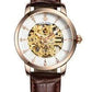 AILANG 6813 Luxury Women Automatic Mechanical watch with Leather Band - Michas.Zeithaus