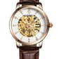 AILANG 6813 Luxury Women Automatic Mechanical watch with Leather Band - Michas.Zeithaus