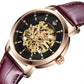 AILANG 6813 Luxury Women Automatic Mechanical watch with Leather Band - Michas.Zeithaus