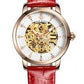 AILANG 6813 Luxury Women Automatic Mechanical watch with Leather Band - Michas.Zeithaus