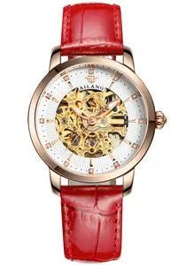 AILANG 6813 Luxury Women Automatic Mechanical watch with Leather Band - Michas.Zeithaus