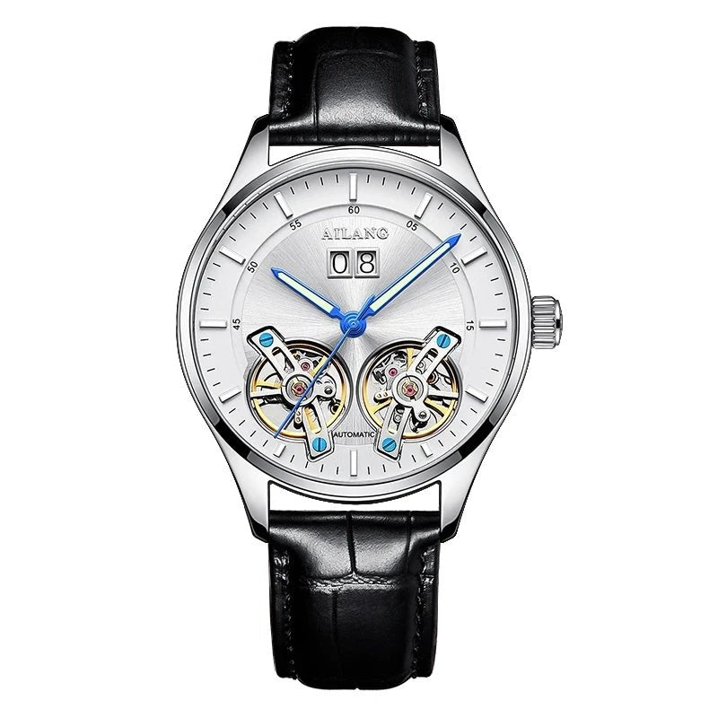 Ailang 8825 Automatic Mechanical Watch Luminous hands + Calendar - Michas.Zeithaus