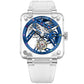 AGELOCER Fully Transparent Sapphire Tourbillon Watch Mechanical - Michas.Zeithaus