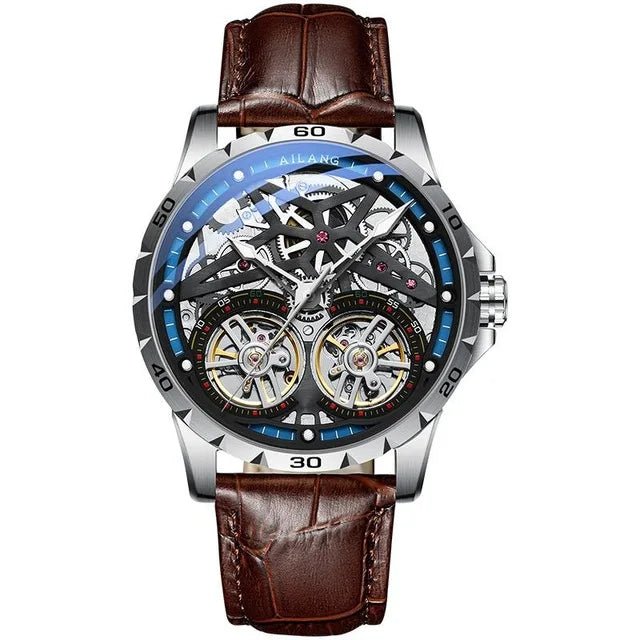 Ailang 8826 Hollow Men Watch with Automatic Mechanical Movement - Michas.Zeithaus