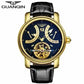 GUANQIN 16009 High Quality Skeleton Fashion Business Mechanical Watch - Michas.Zeithaus