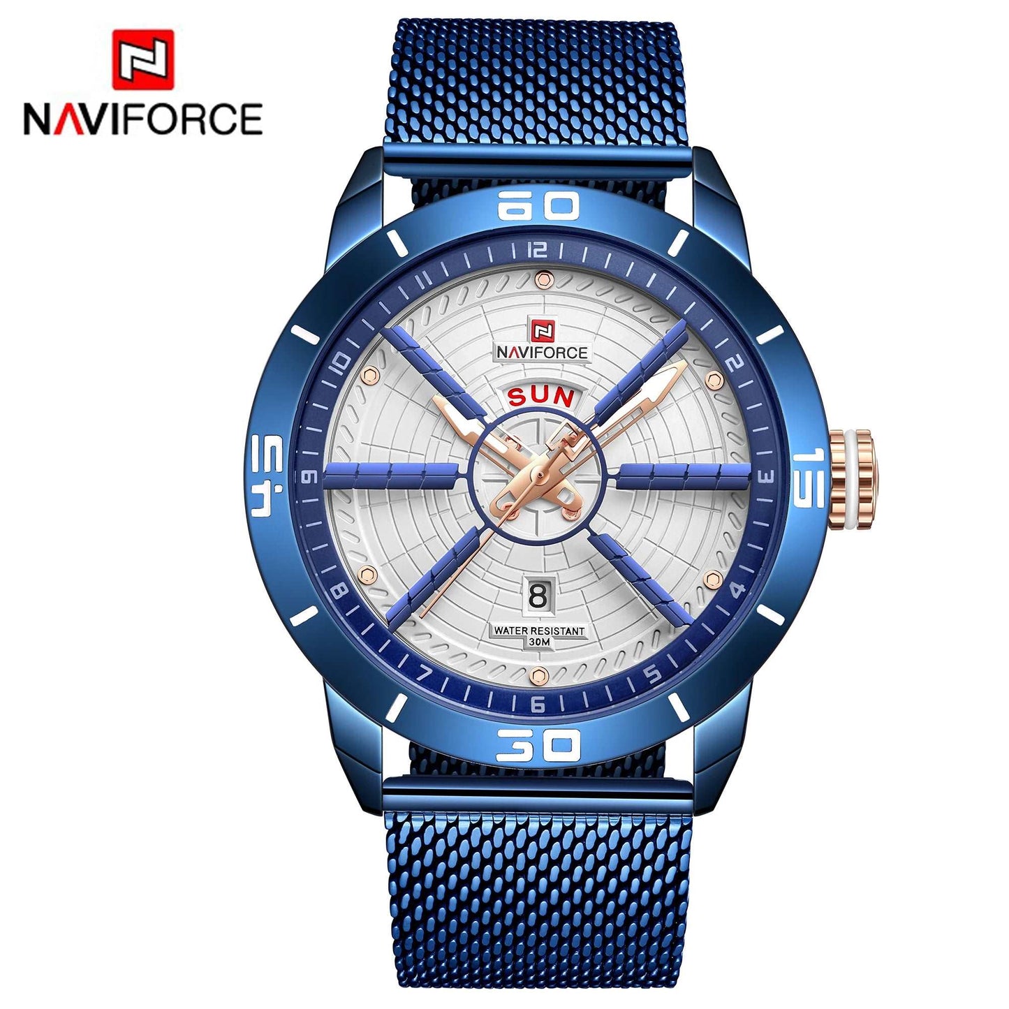 A Deal Naviforce 9155 Casual Quartz Watch For Men - Michas.Zeithaus