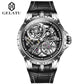 GELATU 6015 Skeleton Luxury Tourbillon Waterproof Automatic Watch - Michas.Zeithaus