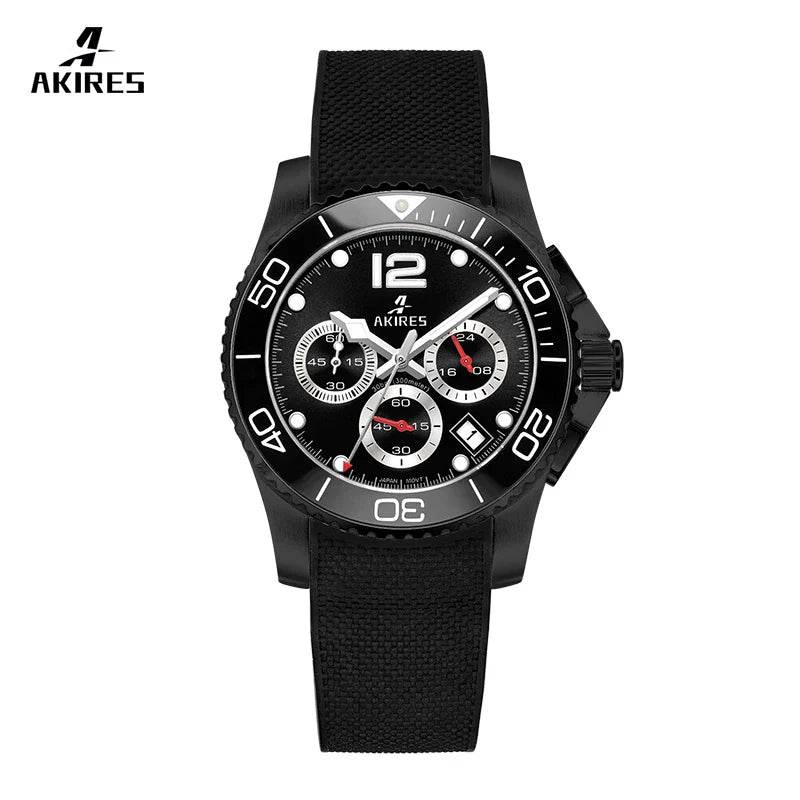 Akires GQ4019 Quartz Watch with Chronograph & date