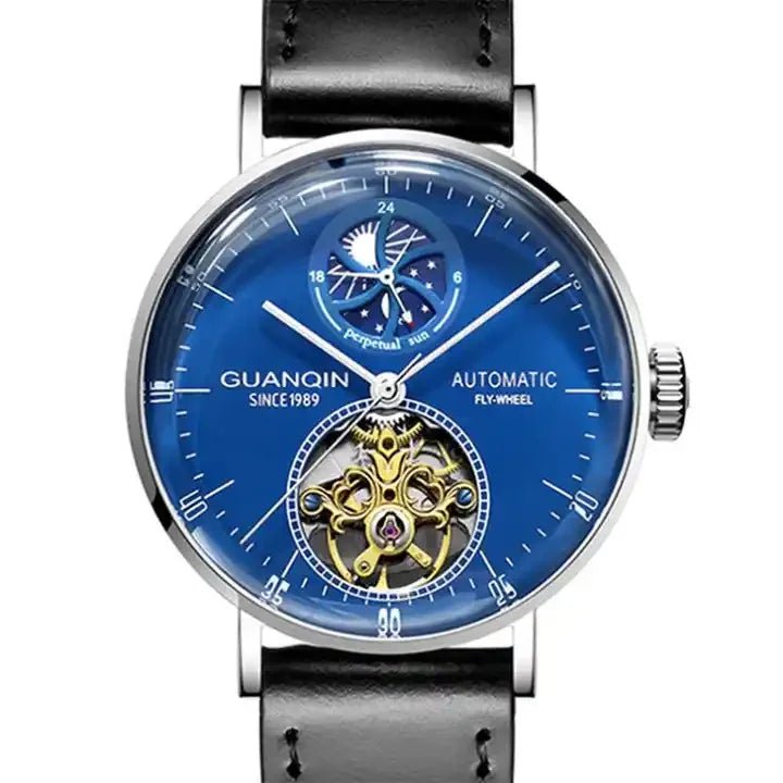 GUANQIN 16118 Luxury Automatic Mechanical Tourbillon Watch - Michas.Zeithaus