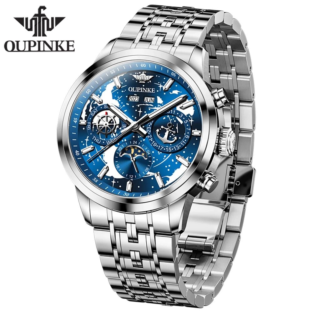 OUPINKE 3256 Multifunctional Fully Automatic Mechanical Men's Watch - Michas.Zeithaus