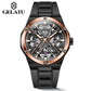 GELATU 6006 Waterproof Rubber Strap Automatic Mechanical Watch - Michas.Zeithaus