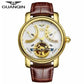 GUANQIN 16009 High Quality Skeleton Fashion Business Mechanical Watch - Michas.Zeithaus