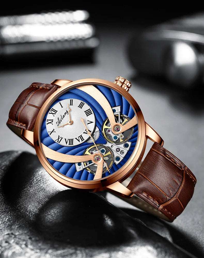 Ailang 8821 Man Automatic Mechanical Watch with Tourbillon - Michas.Zeithaus