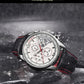 Pagani Design 3306 Luxury Leather Strap Multifunction Quartz Watch+ Chronograph - Michas.Zeithaus