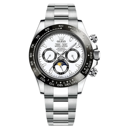 Olevs 6654 Automatic mechanical Watch with chronograph 
