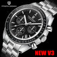 PAGANI DESIGN Quartz Watch For Men Automatic Date Speed Chronograph