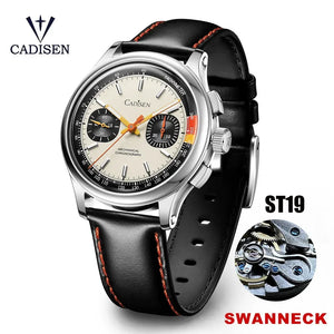 CADISEN V2 Chronograph ST19 Swanneck Movement Mechanical C8212M