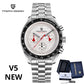 PAGANI DESIGN Quartz Watch For Men Automatic Date Speed Chronograph - Michas.Zeithaus