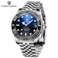 2023  New Luxury Men Mechanical Wristwatch Stainless Steel Sapphire Automatic Watch 100M Waterproof Clock