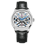 Agelocer Popular Men Automatic Watch Mechanical Movement Skeleton version - Michas.Zeithaus